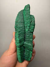 Load image into Gallery viewer, 6”+ Triple Malachite Stalactite — Botryoidal “Cave” Formation | DR Congo | Collector Mineral Specimen