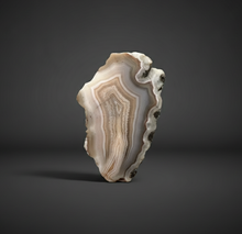 Load image into Gallery viewer, Moroccan Cream Banded Agate Sahara | High Atlas | Polished