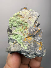 Load image into Gallery viewer, High-Grade Green Wavellite Collectors Specimen - Radiating Botryoidal Crystal Formation - Arkansas, USA