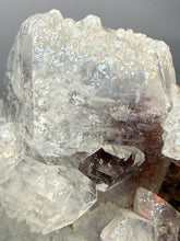 Load image into Gallery viewer, Lustrous Apophyllite over Red Heulandite (Zeolite Pocket) — Deccan Traps, Maharashtra, India