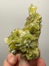 Load image into Gallery viewer, High-Grade Green Heulandite on Peach Stilbite Crystal Cluster | Deccan Traps, Maharashtra, India | Collector Mineral Specimen