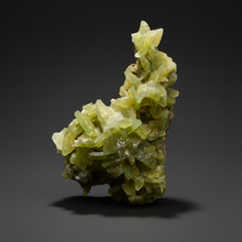 Load image into Gallery viewer, High-Grade Green Heulandite on Peach Stilbite Crystal Cluster | Deccan Traps, Maharashtra, India | Collector Mineral Specimen