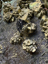 Load image into Gallery viewer, 3” New Find: Huanzala Mine Peru Sphalerite + Chalcopyrite + Apatite + Calcite + Quartz | Collector Display Specimen