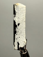 Load image into Gallery viewer, Cleavelandite Encrusted Dark Green Stak Nala Tourmaline – Haramosh Mountains, Pakistan | Thumbnail Specimen