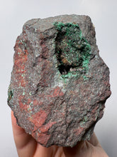Load image into Gallery viewer, Brochantite Collector Mineral Specimen – Vivid Green Copper Crystals from Morocco