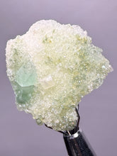 Load image into Gallery viewer, Luminous Mint Apophyllite with Glittering Druzy Sugar Quartz – India