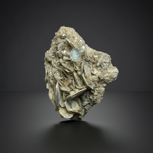 Load image into Gallery viewer, Premium Aquamarine with Mica on Matrix Collector Mineral Specimen – Nagar Valley, Pakistan