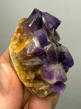 Load image into Gallery viewer, Premium Hematite-Phantom Deep Magenta Ametrine Cluster | Deccan Traps, India | Collector Mineral Specimen