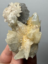 Load image into Gallery viewer, Isometric Fluorite & Scalenohedral Calcite Specimen | Pakistan Mineral Collector Display Piece