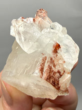 Load image into Gallery viewer, Lustrous Apophyllite over Red Heulandite (Zeolite Pocket) — Deccan Traps, Maharashtra, India