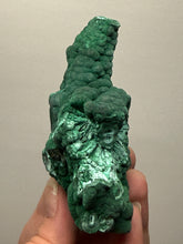 Load image into Gallery viewer, 3.5” High-Grade Malachite Stalactite “Cave” Formation | DR Congo | Mineral Collector Specimen
