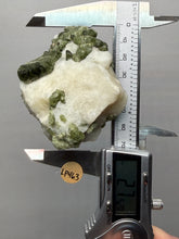 Load image into Gallery viewer, Electric Green Diopside on Quartz – Collector Mineral Specimen (Gilgit-Baltistan) Pakistan
