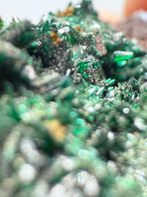 Load image into Gallery viewer, Brochantite Collector Mineral Specimen – Vivid Green Copper Crystals from Morocco