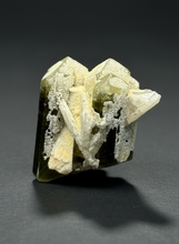 Load image into Gallery viewer, Dark Green Stak Nala Tourmaline and Cleavelandite – Haramosh Mountains, Pakistan | Thumbnail Specimen