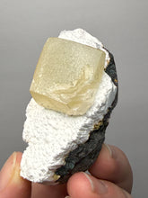 Load image into Gallery viewer, Rare Druzy Golden “Diamond” Calcite on Zeolite Matrix — Maharashtra, India | Collector Cabinet Specimen