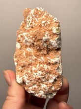 Load image into Gallery viewer, Peach Druzy Heulandite on Matrix – India | Rare Peach Crystal Mineral Specimen for Collectors & Display