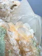 Load image into Gallery viewer, High-Grade Druzy Calcite with Golden Stilbite | Maharashtra, India (Collector Cabinet Specimen)