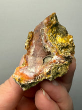 Load image into Gallery viewer, “Goblin Chalcedony” Pink & Orange Druzy Botryoidal Stalactites — Tichka Massif, High Atlas, Morocco