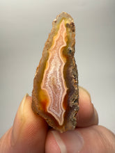 Load image into Gallery viewer, Polished Malawi Agate Half – High-Grade African Banded Agate Display Specimen