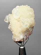 Load image into Gallery viewer, White Stilbite on Red Heulandite — Zeolite Cabinet Specimen | Maharashtra, India