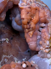 Load image into Gallery viewer, “Goblin Chalcedony” Pink & Orange Druzy Botryoidal Stalactites — Tichka Massif, High Atlas, Morocco