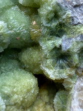Load image into Gallery viewer, High-Grade Green Wavellite Collectors Specimen - Radiating Botryoidal Crystal Formation - Arkansas, USA