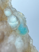 Load image into Gallery viewer, Blue-Green Chrysocolla in Botryoidal Chalcedony Cabinet Specimen | Indonesia