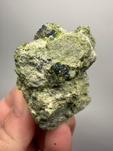 Load image into Gallery viewer, Gemmy Green Garnet on Matrix – Pakistan Collector Specimen
