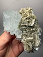 Load image into Gallery viewer, Premium Aquamarine with Mica on Matrix Collector Mineral Specimen – Nagar Valley, Pakistan