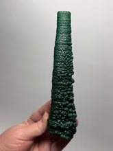 Load image into Gallery viewer, 7.3” Museum-Grade Druzy Malachite Stalactite “Cave” Formation | DR Congo | Mineral Collector Specimen