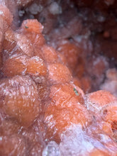 Load image into Gallery viewer, “Goblin Chalcedony” Pink & Orange Druzy Botryoidal Stalactites — Tichka Massif, High Atlas, Morocco