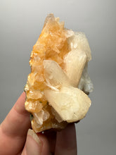 Load image into Gallery viewer, Orange Heulandite and Cream Stilbite Zeolite Cluster – India (Collector Mineral Specimen)