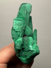 Load image into Gallery viewer, 4.5” High-Grade Malachite Stalactite “Cave” Formation | DR Congo | Mineral Collector Specimen