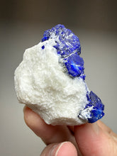 Load image into Gallery viewer, Afghan Lazurite Specimen | Deep Blue Lapis-Grade Crystal on Matrix | Collector Display Mineral