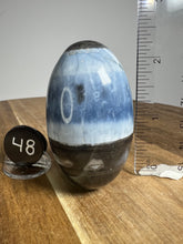 Load image into Gallery viewer, Lingam - Blue Opal with Chalcedony from India