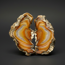 Load image into Gallery viewer, Premium Sumatra Agate Pair (Banded Chalcedony) Display Specimen | Indonesia