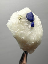 Load image into Gallery viewer, Afghan Lazurite Specimen | Deep Blue Lapis-Grade Crystal on Matrix | Collector Display Mineral
