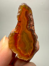 Load image into Gallery viewer, Polished Malawi Agate Half – High-Grade African Banded Agate Display Specimen