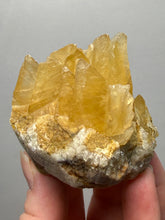 Load image into Gallery viewer, Golden Glow Calcite Cluster | Maharashtra, India