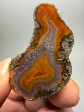 Load image into Gallery viewer, Polished Malawi Agate Half – High-Grade African Banded Agate Display Specimen