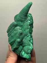 Load image into Gallery viewer, 4.6” High-Grade Malachite Stalactite “Cave” Formation | DR Congo | Mineral Collector Specimen