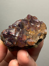 Load image into Gallery viewer, Premium Hematite-Phantom Deep Magenta Ametrine Cluster | Deccan Traps, India | Collector Mineral Specimen