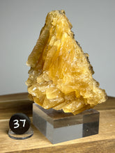 Load image into Gallery viewer, Glowing Flame Calcite Cluster from Maharashtra • High Grade