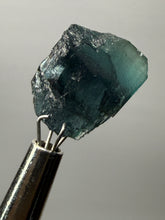 Load image into Gallery viewer, Raw Natural Blue Indicolite Tourmaline Gemstone – Mineral Thumbnail Specimen from Pakistan