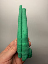 Load image into Gallery viewer, 6” Druzy Malachite “Legs” Stalactites — Botryoidal Cave Formation | DR Congo | Collector Mineral Specimen
