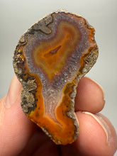 Load image into Gallery viewer, Polished Malawi Agate Half – High-Grade African Banded Agate Display Specimen
