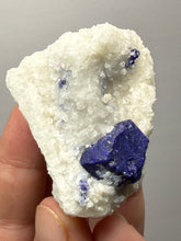 Load image into Gallery viewer, Afghan Lazurite Specimen | Deep Blue Lapis-Grade Crystal on Matrix | Collector Display Mineral