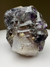 Load image into Gallery viewer, Elestial Smokey Amethyst Cluster as Secondary Quartz Growth • Brazil