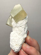 Load image into Gallery viewer, Rare Druzy Golden “Diamond” Calcite on Zeolite Matrix — Maharashtra, India | Collector Cabinet Specimen