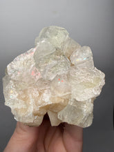 Load image into Gallery viewer, High-Grade Apophyllite on Pink Stilbite Zeolite | Indian Collector Mineral Specimen
